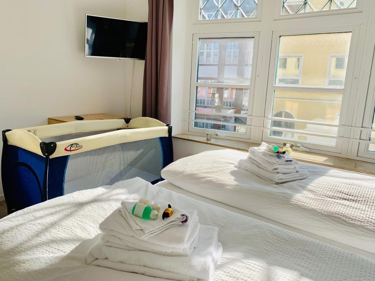 Fewo1846 - Atrium - Luxurioese Wohnung Mit 3 Schlafzimmern Und Balkon Im Stadtzentrum Flensburg Buitenkant foto
